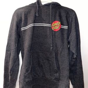 Santa Cruz Dot Hoodie Women's- Marl Grey